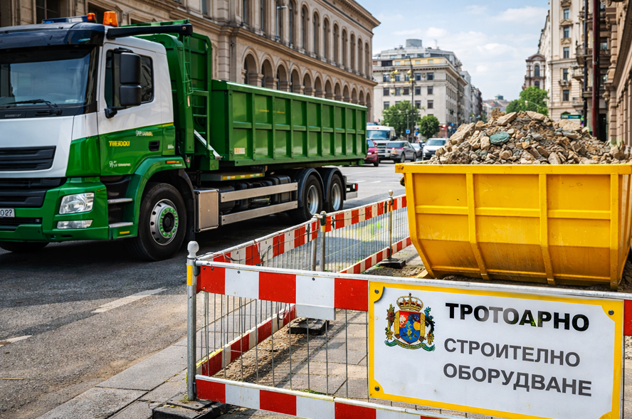 При нужда от контейнер в центъра на град София